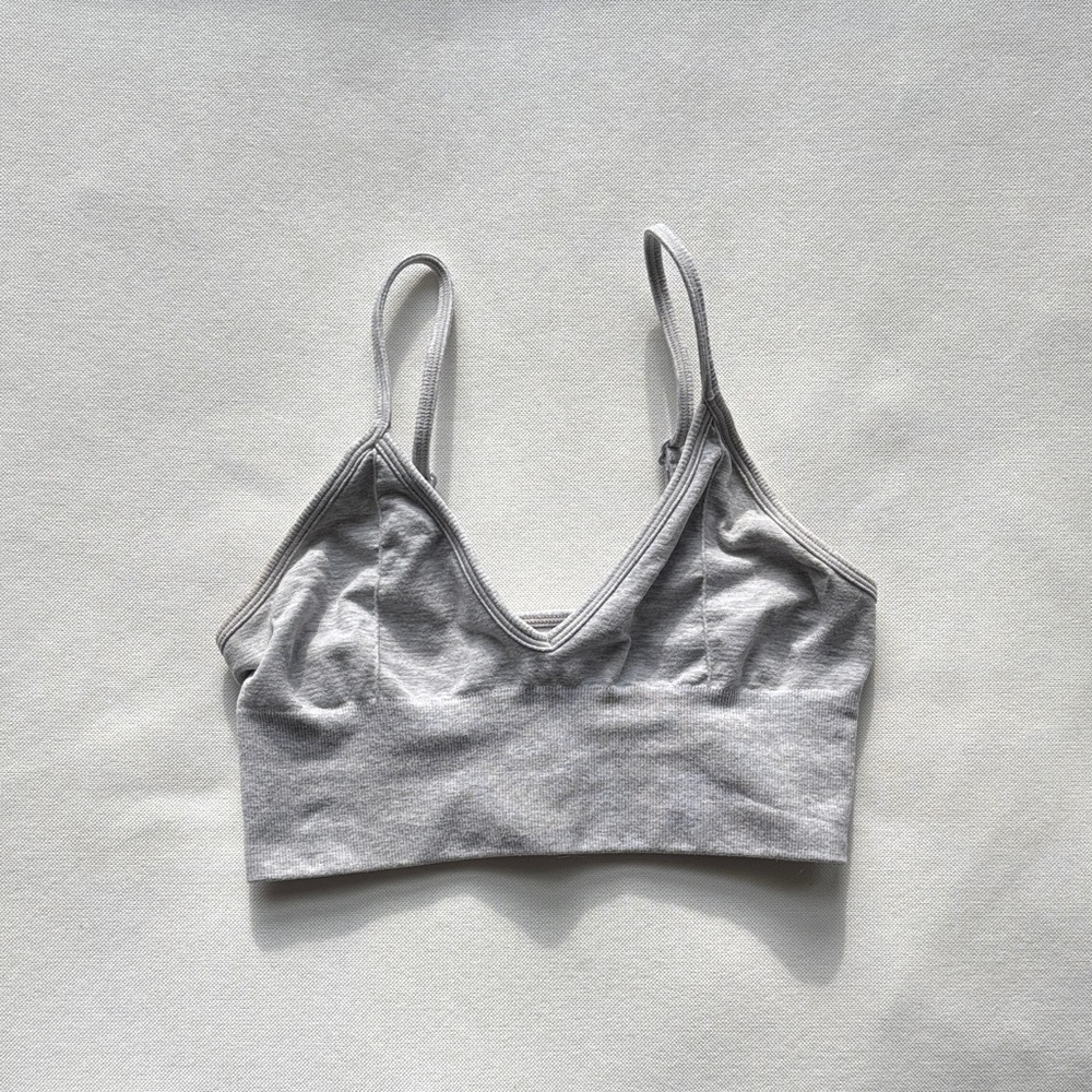 ALO Yoga Heather Gray Delight Bralette